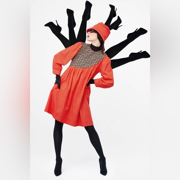 New! Batsheva Strawberry Sash Dress in Strawberry/Daisy print 🍓size 2 - Picture 10 of 16